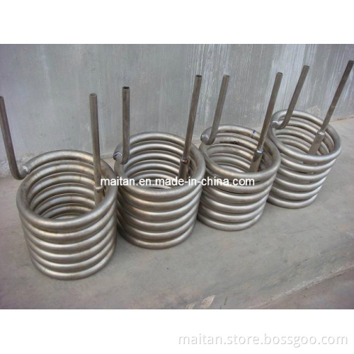 Gr. 2 Titanium Coil Tube/ Spiral Tube
